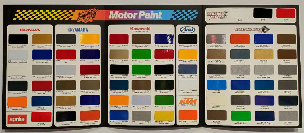 Honda Motorcycle Paint Color Codes Reviewmotors.co